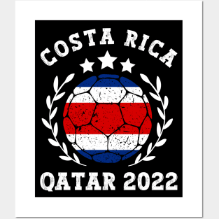 Costa Rica Football Posters and Art